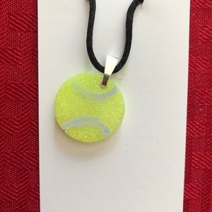 Resin Necklace “Tennis Anyone”